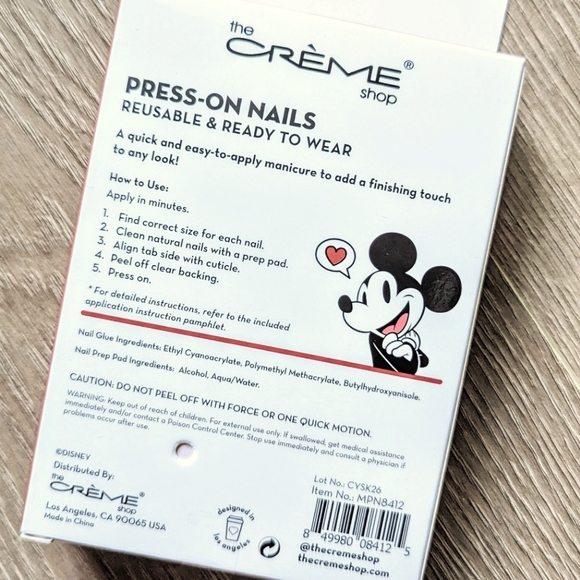 Disney 🩷 Minnie The Creme Shop Press-on Nails - Picture 2 of 2